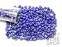 Size 6-0 Seed Beads - Opaque Lustered Dark Blue